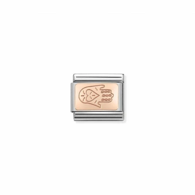 Classic Rose Gold Hand Of Fatima Faith & Religion Charms