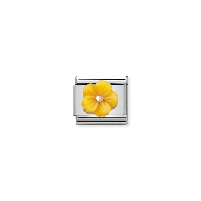 Classic Rose Gold Yellow Mother Of Pearl Flowers & Nature Charms