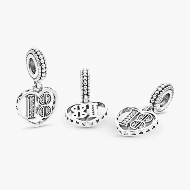 18 Years of Love Dangle Charms