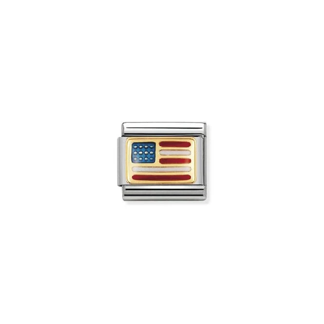 Classic Gold USA Travel Charms