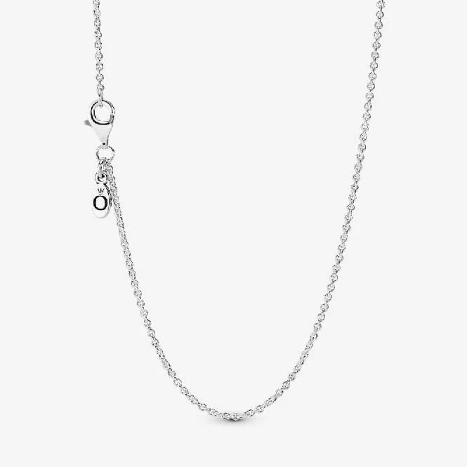Classic 1.5 mm wide Cable Chain Necklace, 90cm