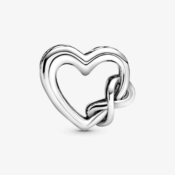 Love You Mum Infinity Heart Charms