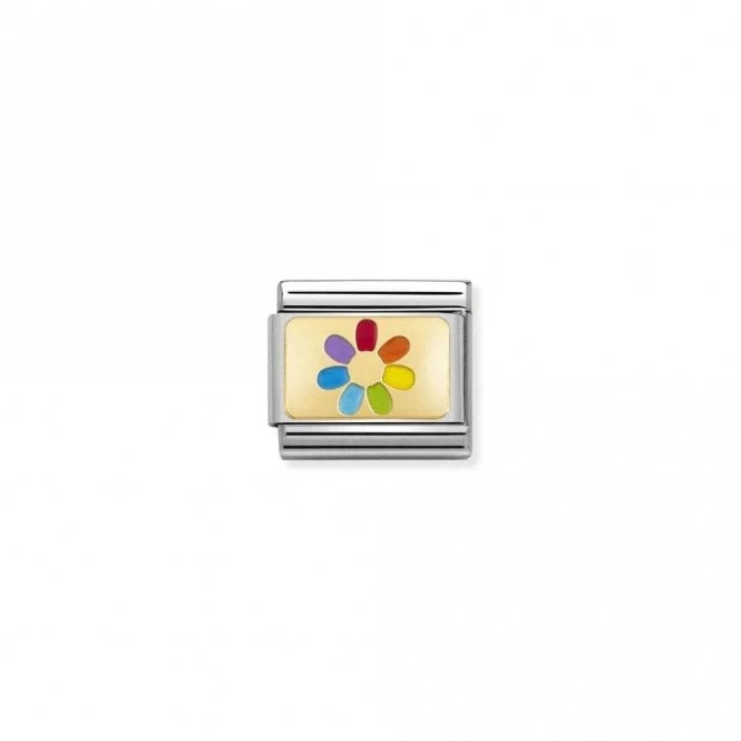 Classic Gold (Rainbow Flower) Flowers & Nature Charms