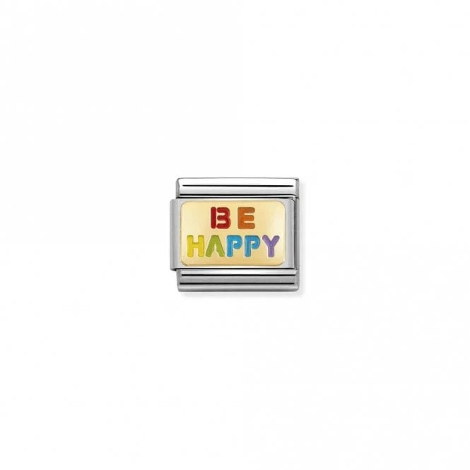 Classic Gold Be Happy Rainbow Friends & Family Charms