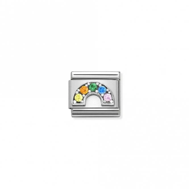 Classic Silver CZ Rainbow Fairytale & Fantasy Charms
