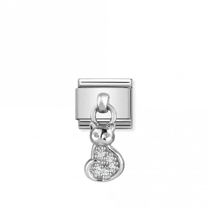 Classic Silver Cat Animal Charms