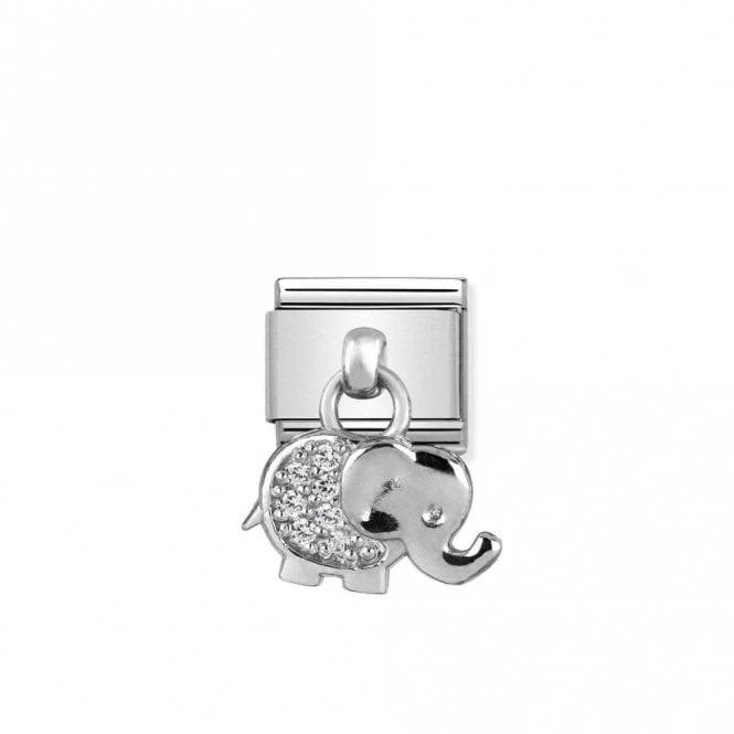 Classic Silver Elephant Animal Charms