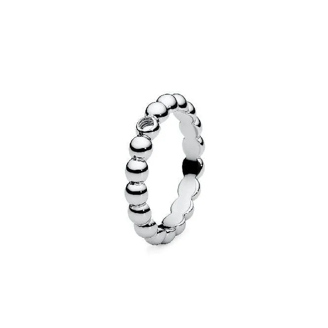 Slim Silver Veroli Interchangeable Ring, Size 56