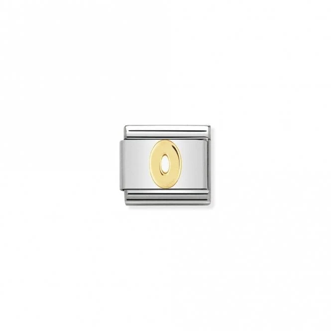 Classic Gold 0 Number Charms