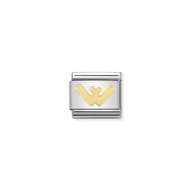 Classic Gold W Letter Charms