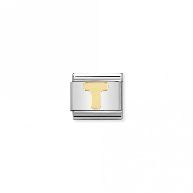 Classic Gold T Letter Charms