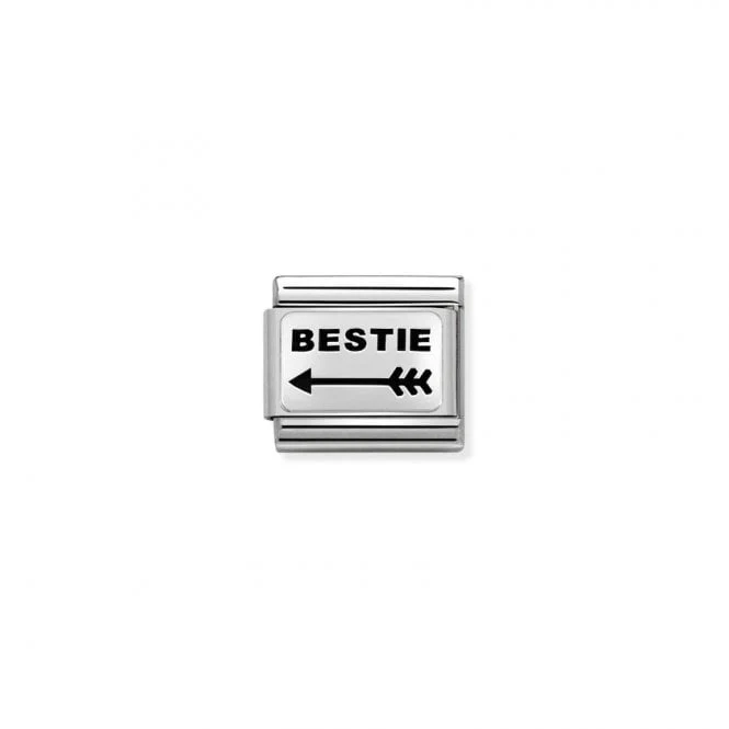 Classic Silver Arrow Right Bestie Friends & Family Charms