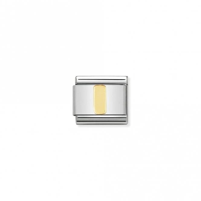 Classic Gold I Letter Charms