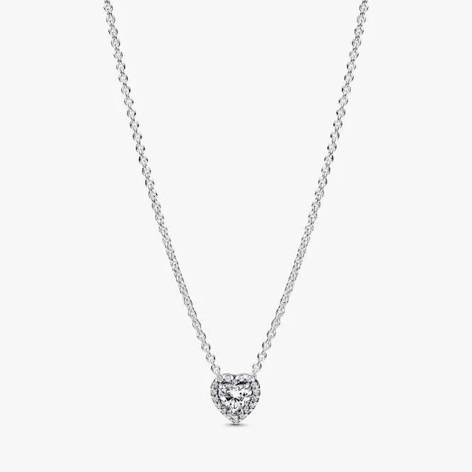 Elevated Heart Necklace, 45cm