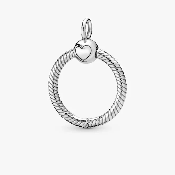 Moments Silver Small O Pendant