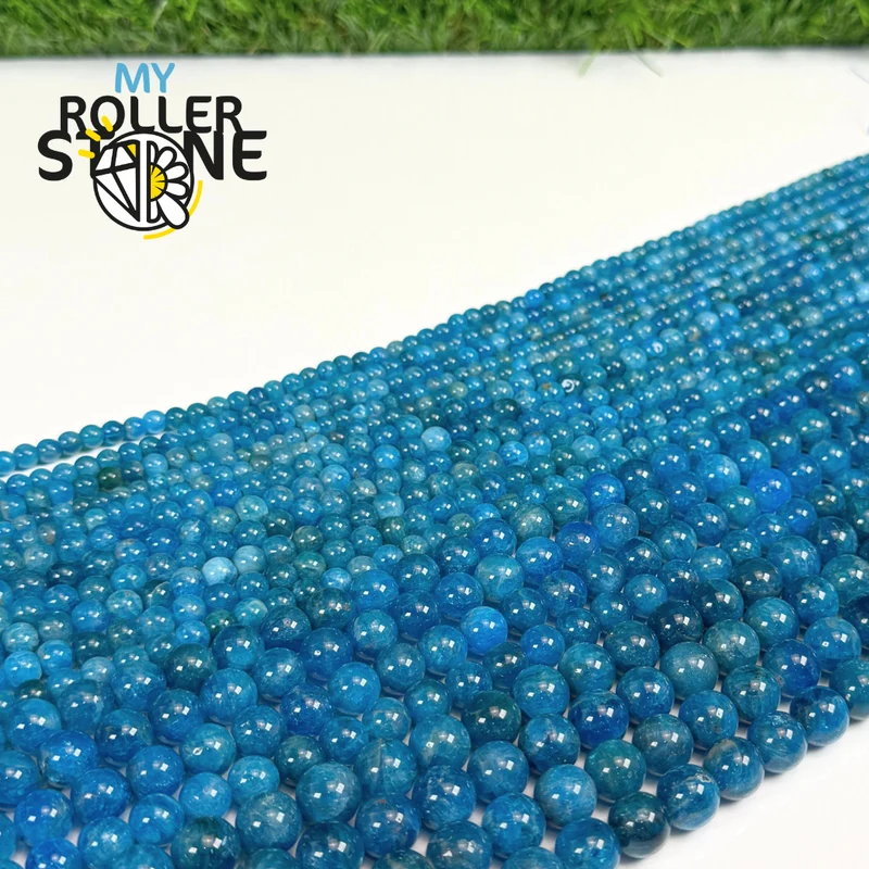 Blaue Apatitperle 5A