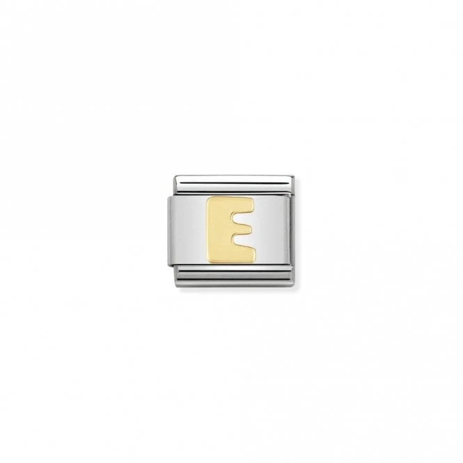 Classic Gold E Letter Charms