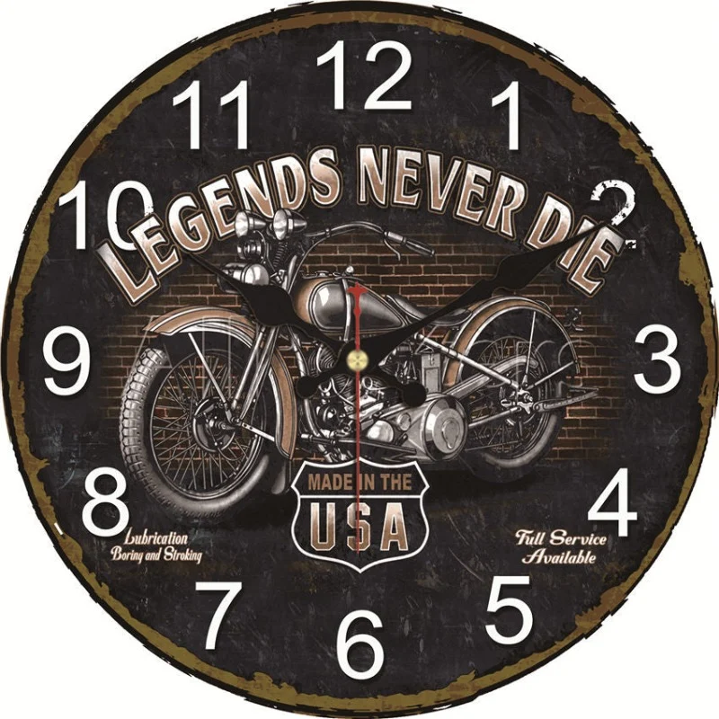 Vintage Motorraduhr