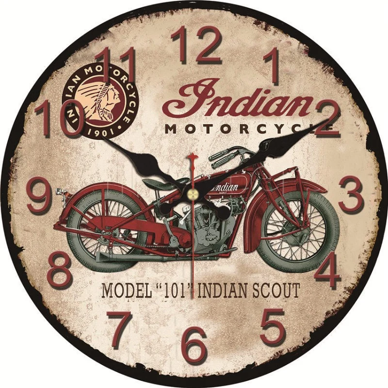 Vintage Motorraduhr