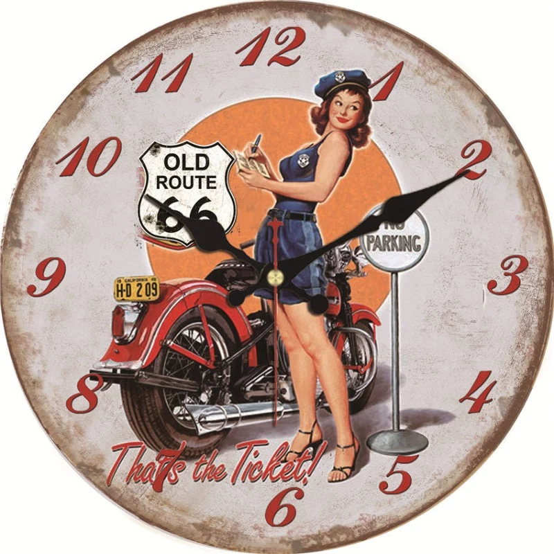 Vintage Motorraduhr