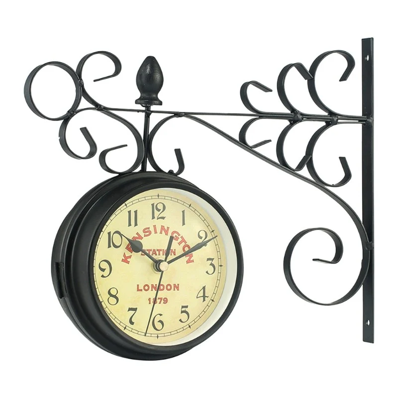 Vintage doppelseitige Uhr