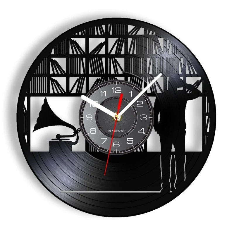 Leise Vintage-Wanduhr