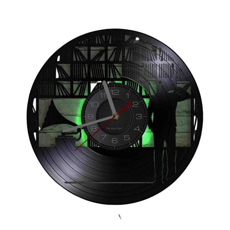 Leise Vintage-Wanduhr