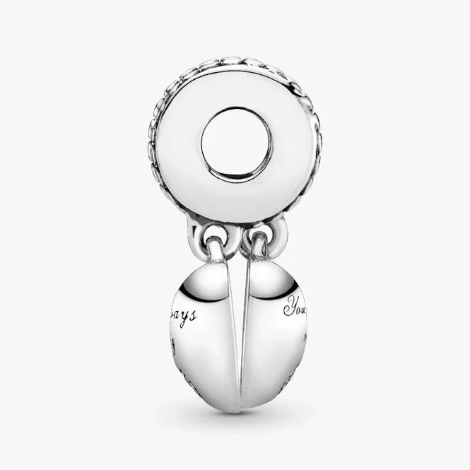 Mother & Daughter Hearts Dangle Charms