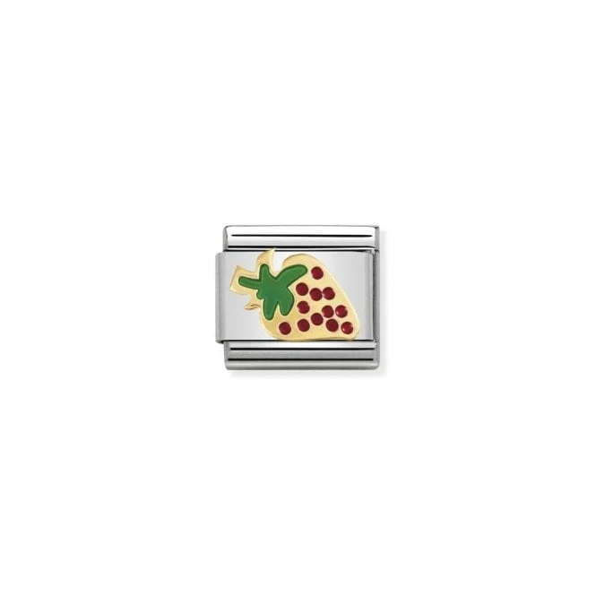 Classic Gold Strawberry Food & Drink Charms