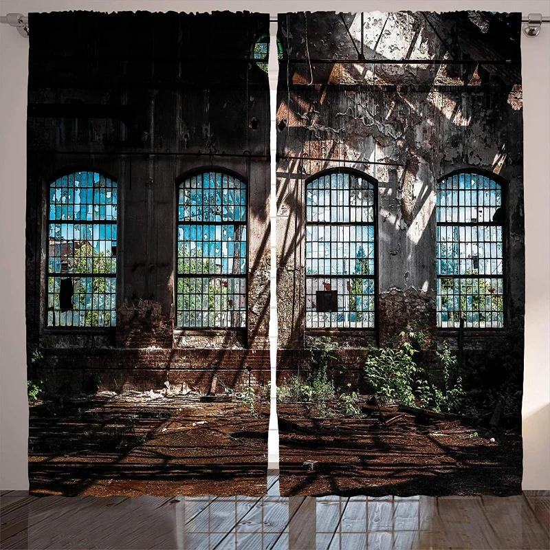 Industrieller Vintage Vorhang