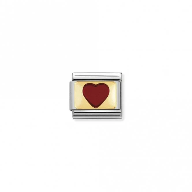 Classic Gold Red Heart Love & Hearts Charms