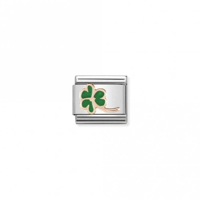 Classic Rose Gold Shamrock Good Luck Charms