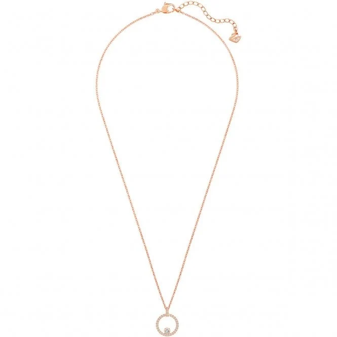 Constella Circle Pendant in Rose Gold
