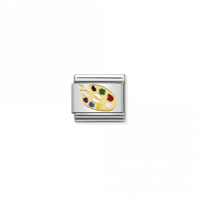 Classic Gold Artist's Palette Fashion & Fun Charms