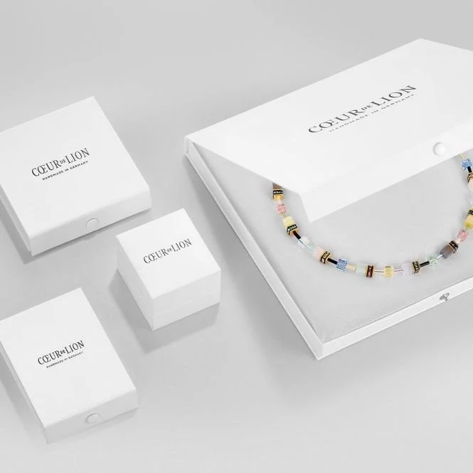GeoCUBE Bracelet in Silver with Blue & Green
