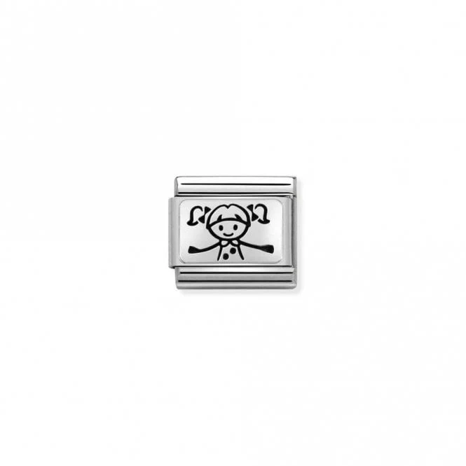 Classic Silver Girl Friends & Family Charms