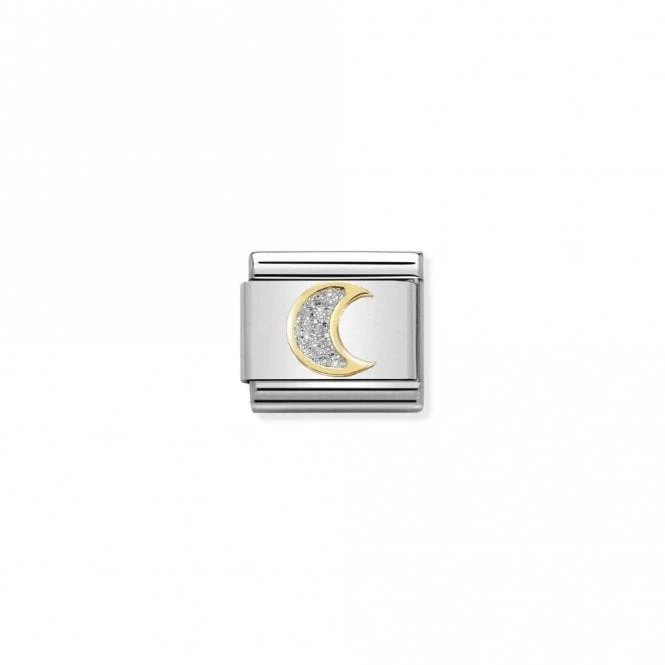 Classic Gold Silver Glitter Moon Fairytale & Fantasy Charms