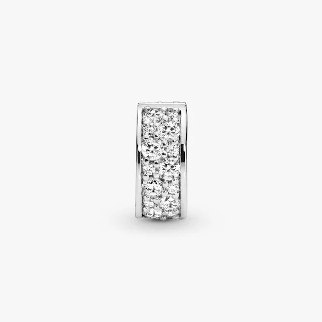 Clear Pave Clip Charms