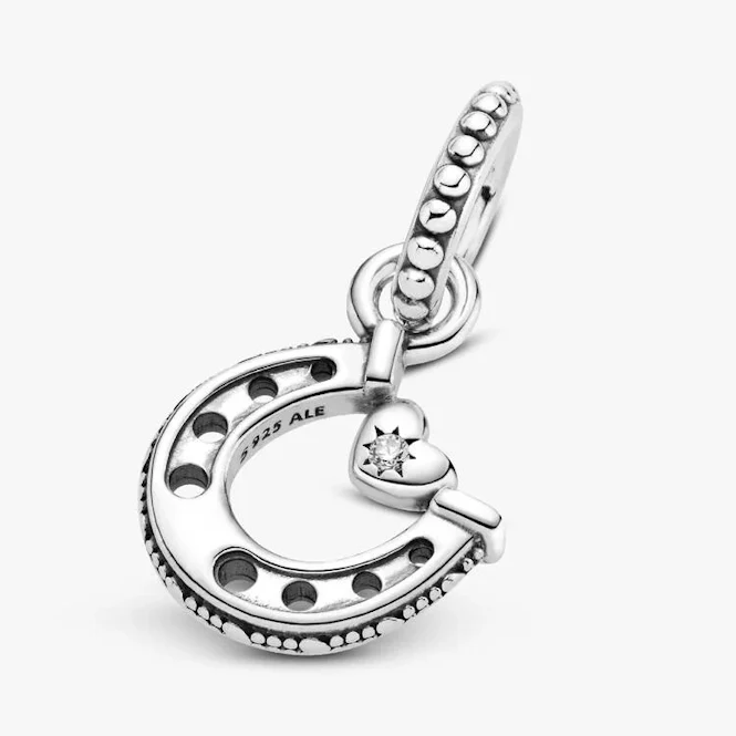 Good Luck Horseshoe Dangle Charms