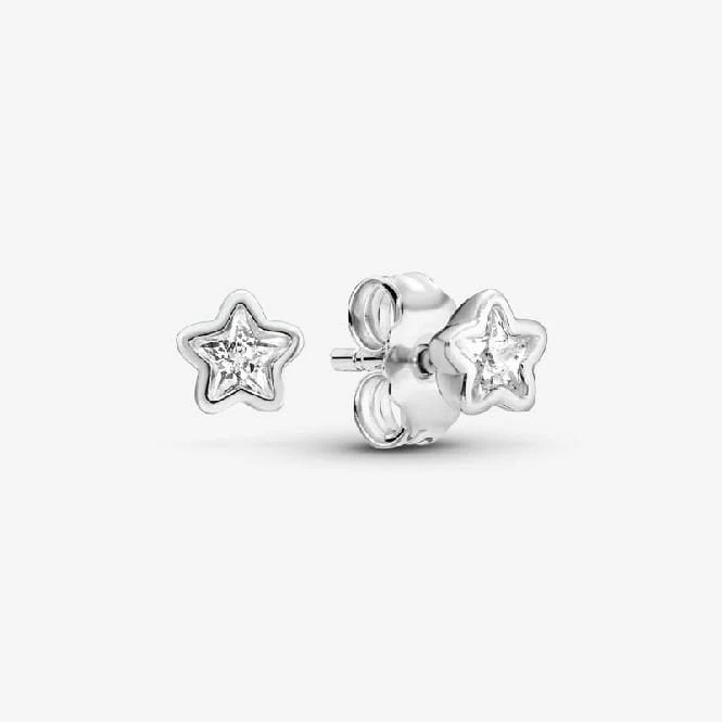 Sparkling Star Stud Earrings
