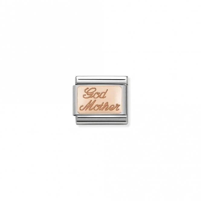 Classic Rose Gold God Mother Friends & Family Charms
