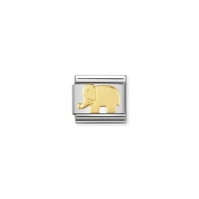 Classic Gold Elephant Animal Charms