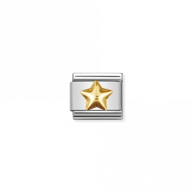 Classic Gold Raised Star Fairytale & Fantasy Charms
