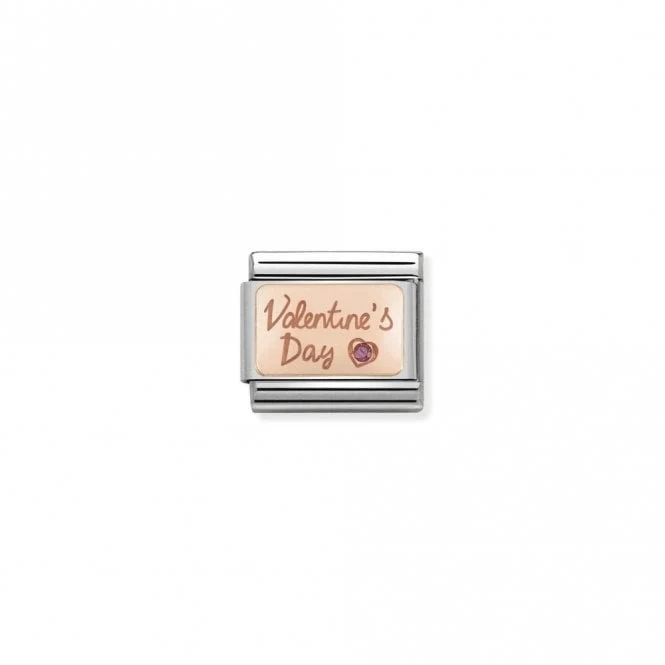 Classic Rose Gold CZ Valentine's Day Love & Hearts Charms