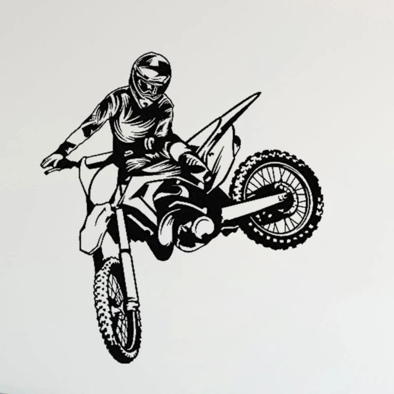 Vintage Motocross-Aufkleber