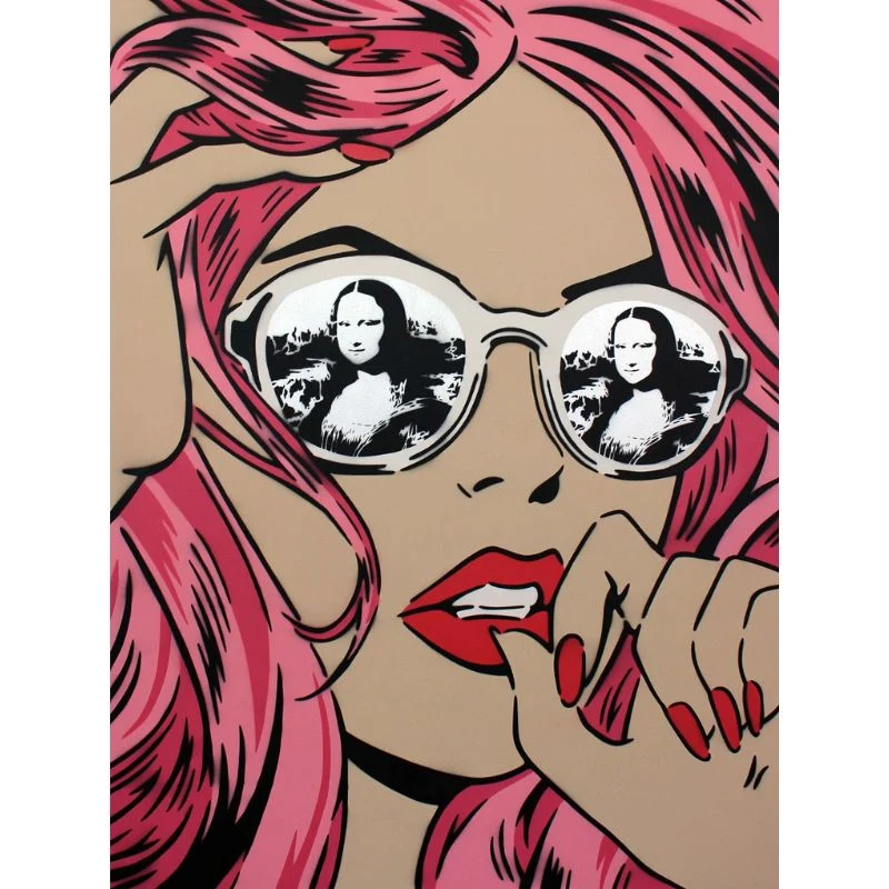 Vintage Pop-Art-Malerei