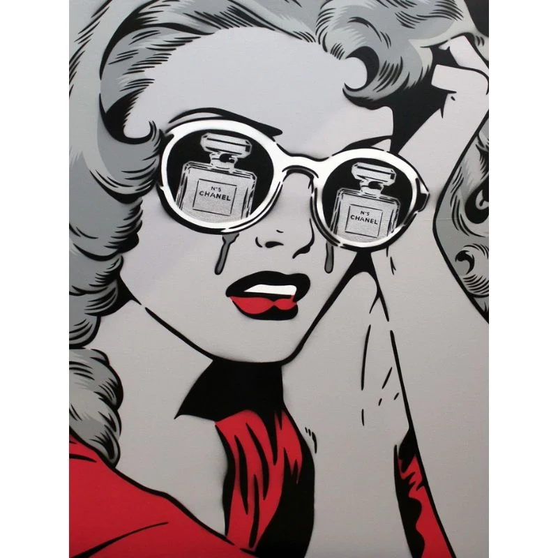 Vintage Pop-Art-Malerei