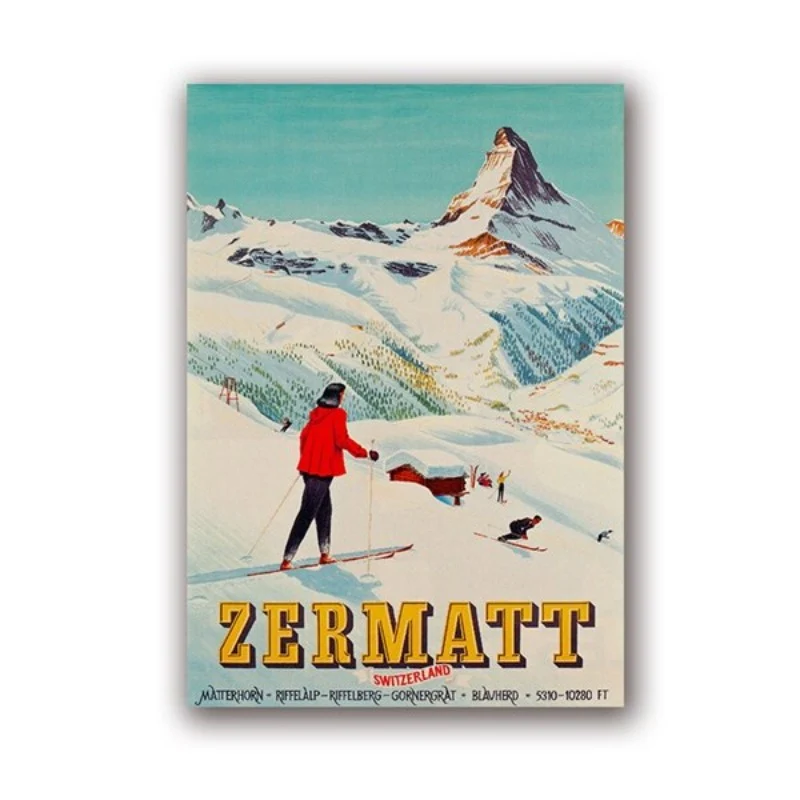Vintage Skimalerei