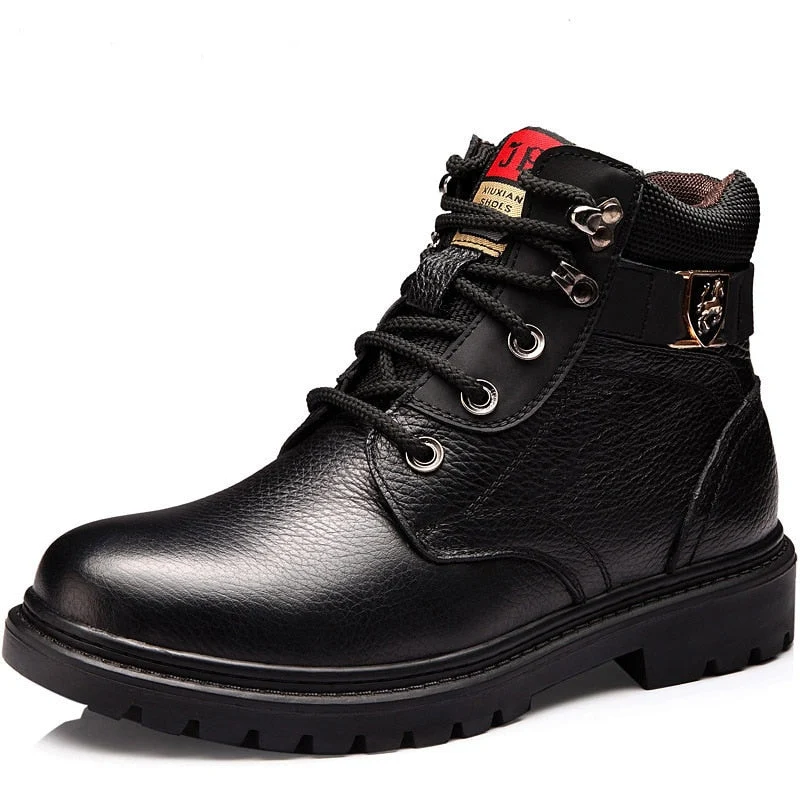 Vintage Herren Motorradschuhe