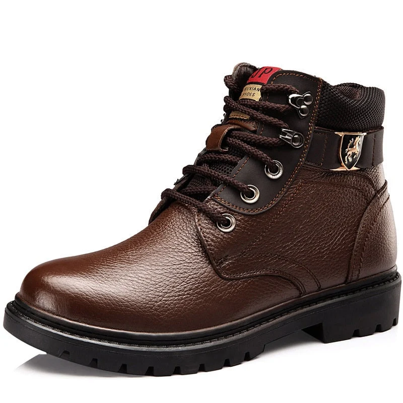 Vintage Herren Motorradschuhe
